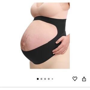 Black pregnancy belly band